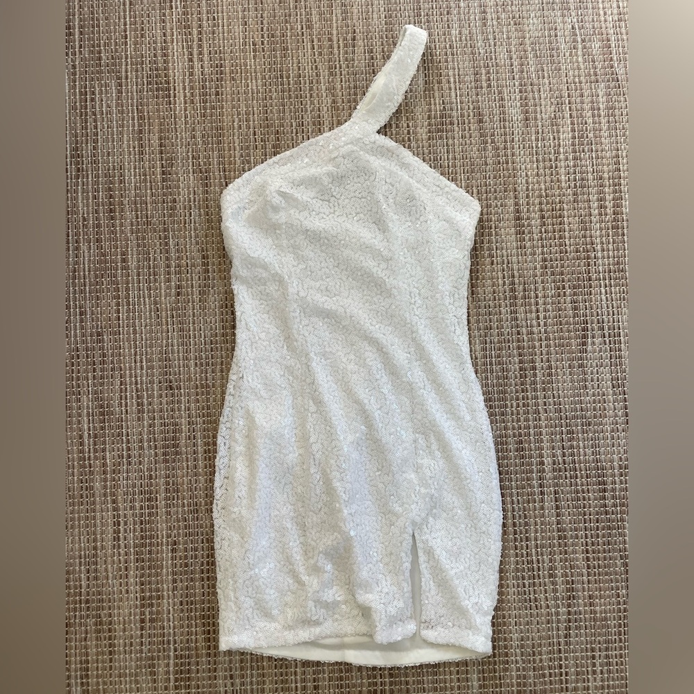 Cicely Mini Dress in White